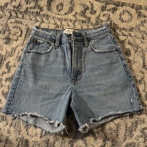 Abercrombie & Fitch Light Blue Jean Shorts
